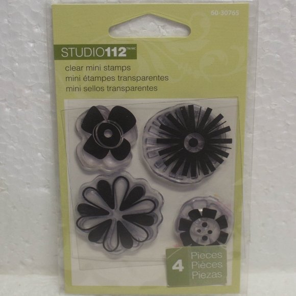 Set of 6 Packs of Clear Mini Stamps by Studio G and Studio 112 - Picture 6 of 7